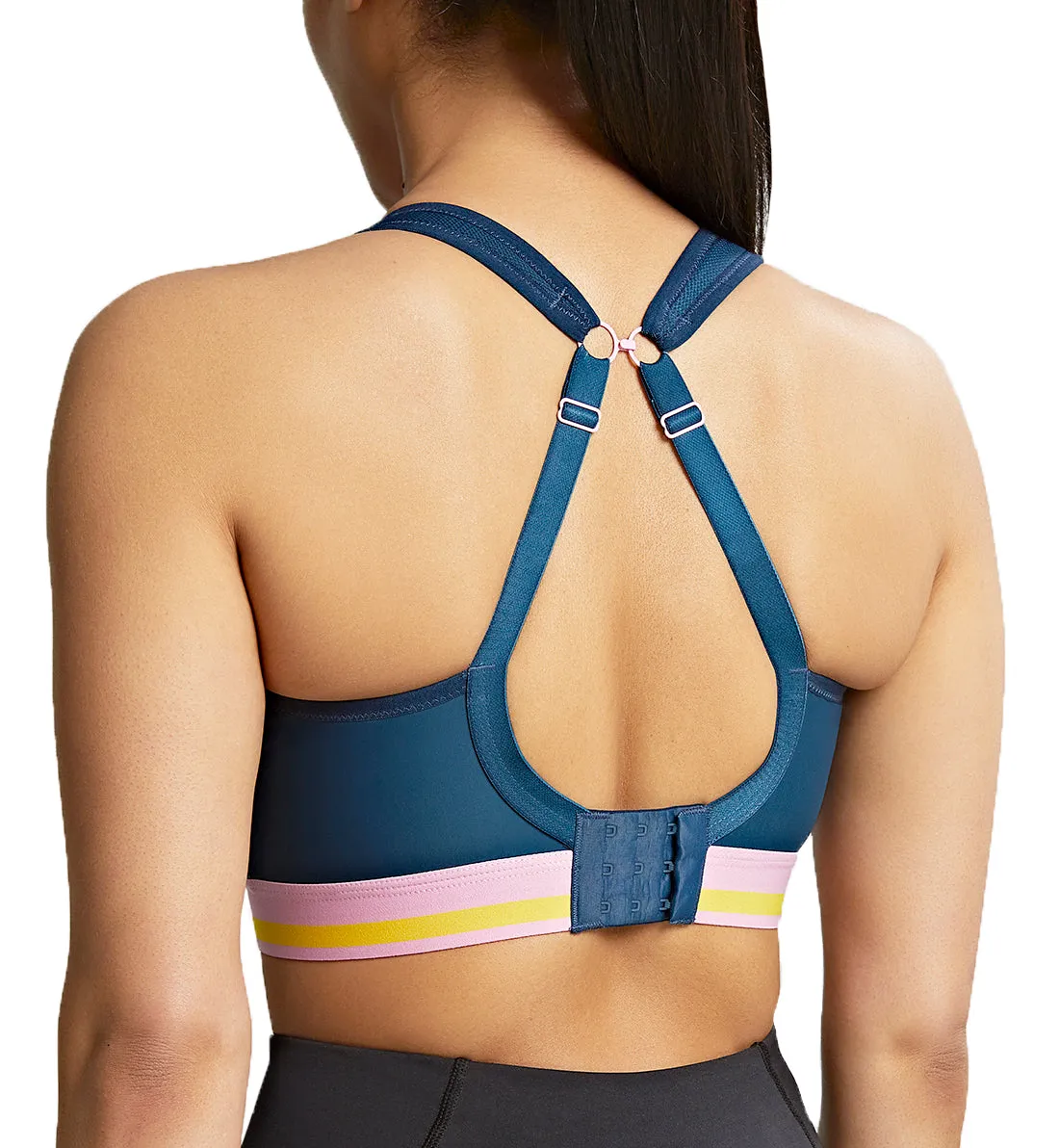 Panache Racerback Sports Bra Retro Navy (7341)