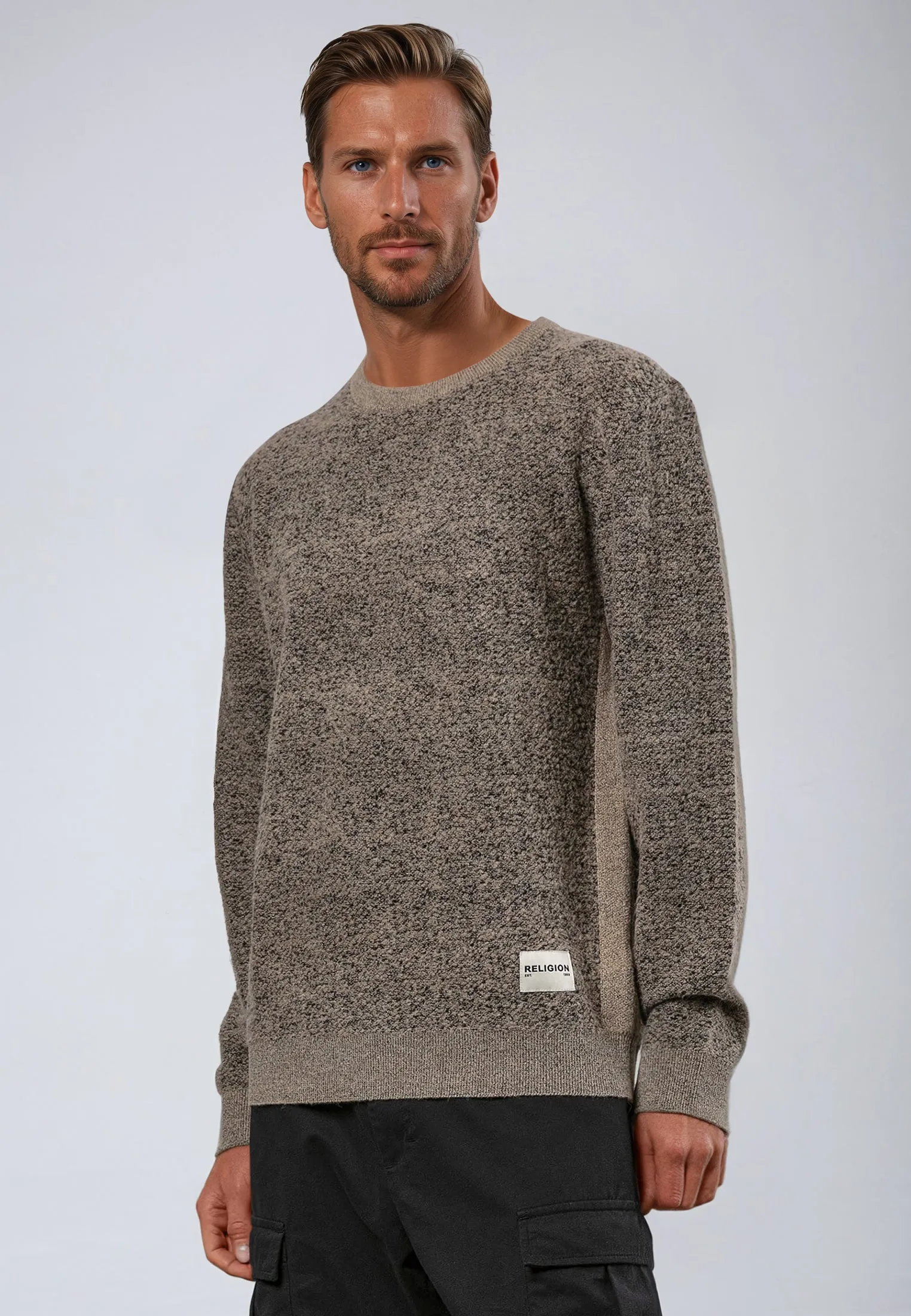 PANEL KNIT SAND