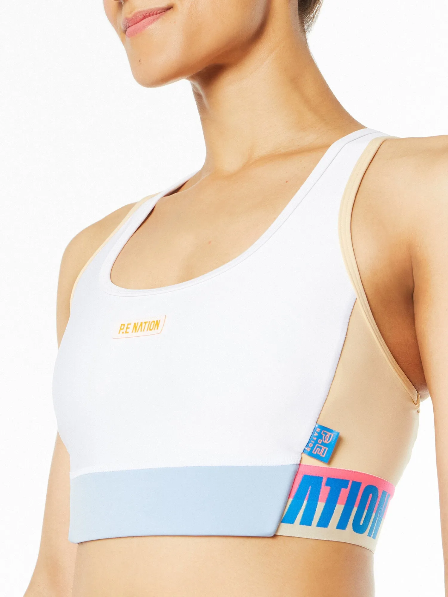 P.E Nation | Gravity Sports Bra | Optic White