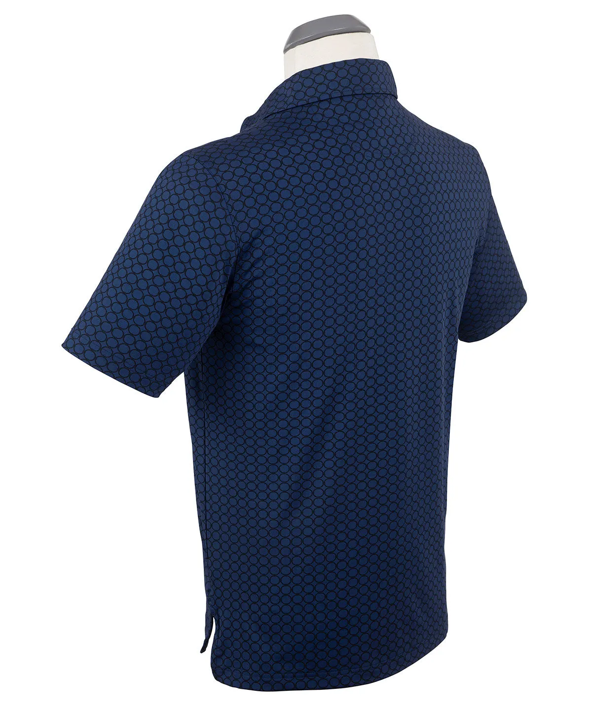 Performance Geo Nautical Print Polo