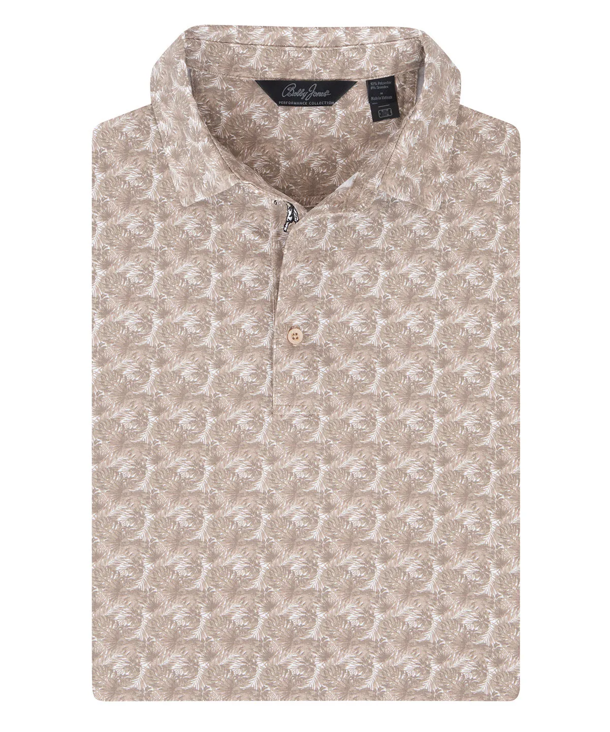 Performance Tropical Print Polo