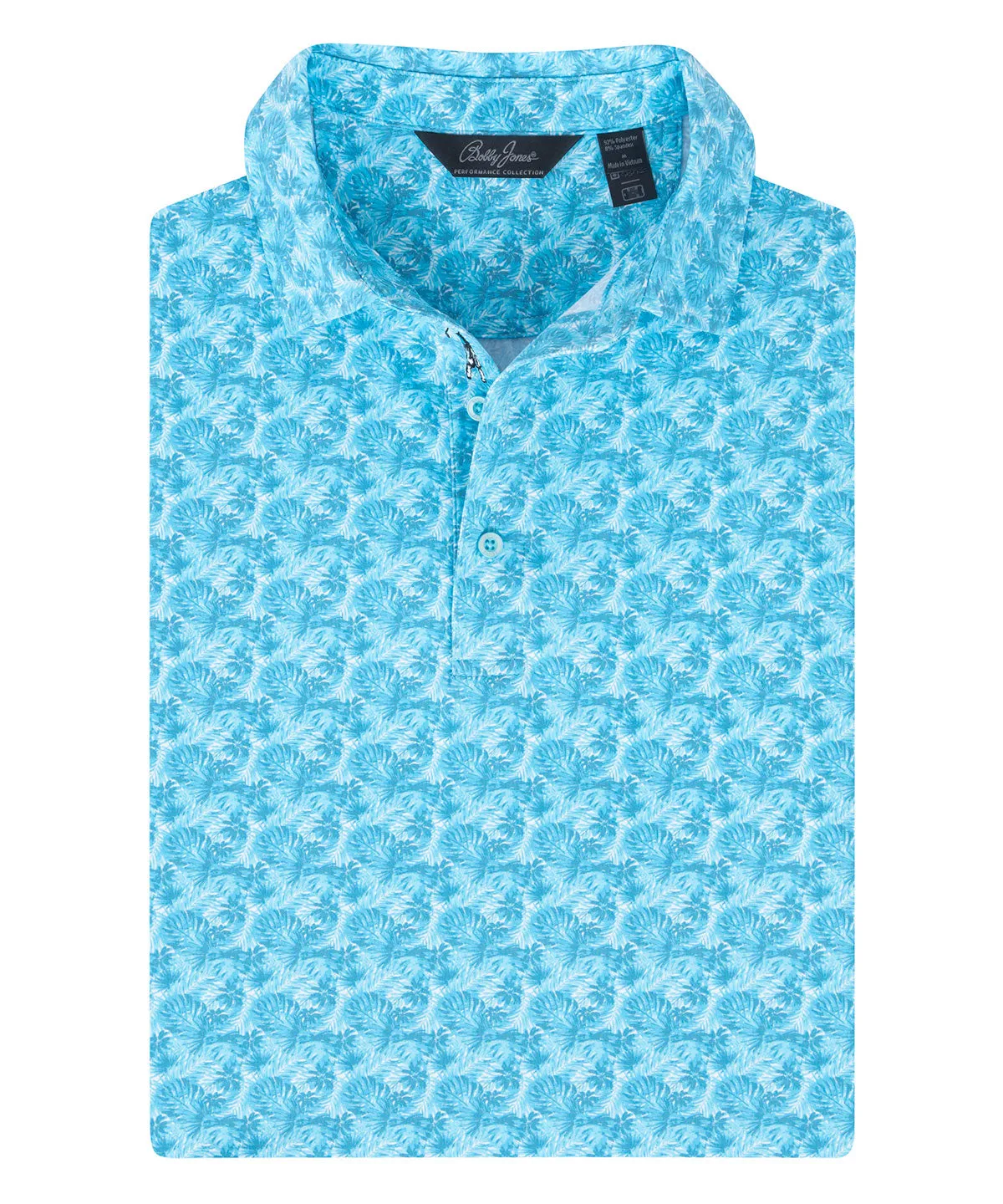 Performance Tropical Print Polo