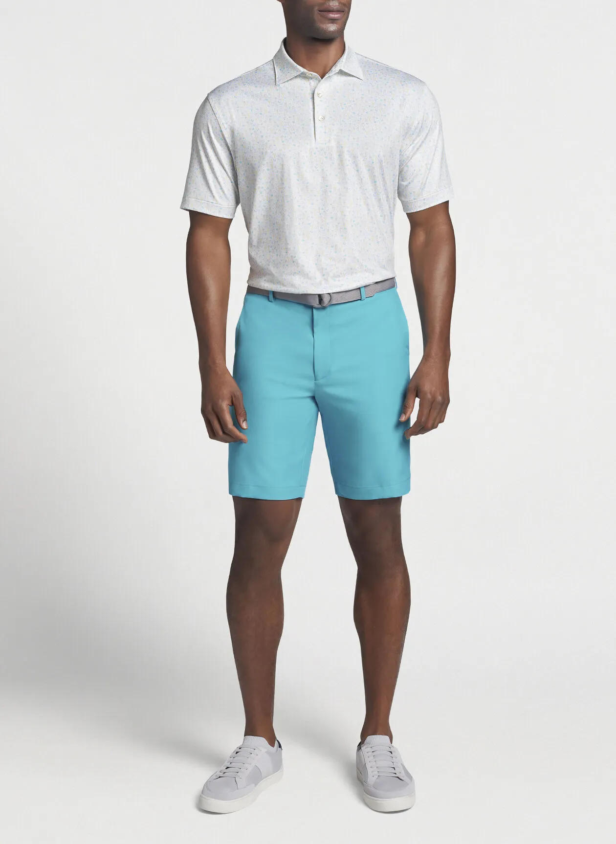 Peter Millar Performance Jersey Half & Half Polo