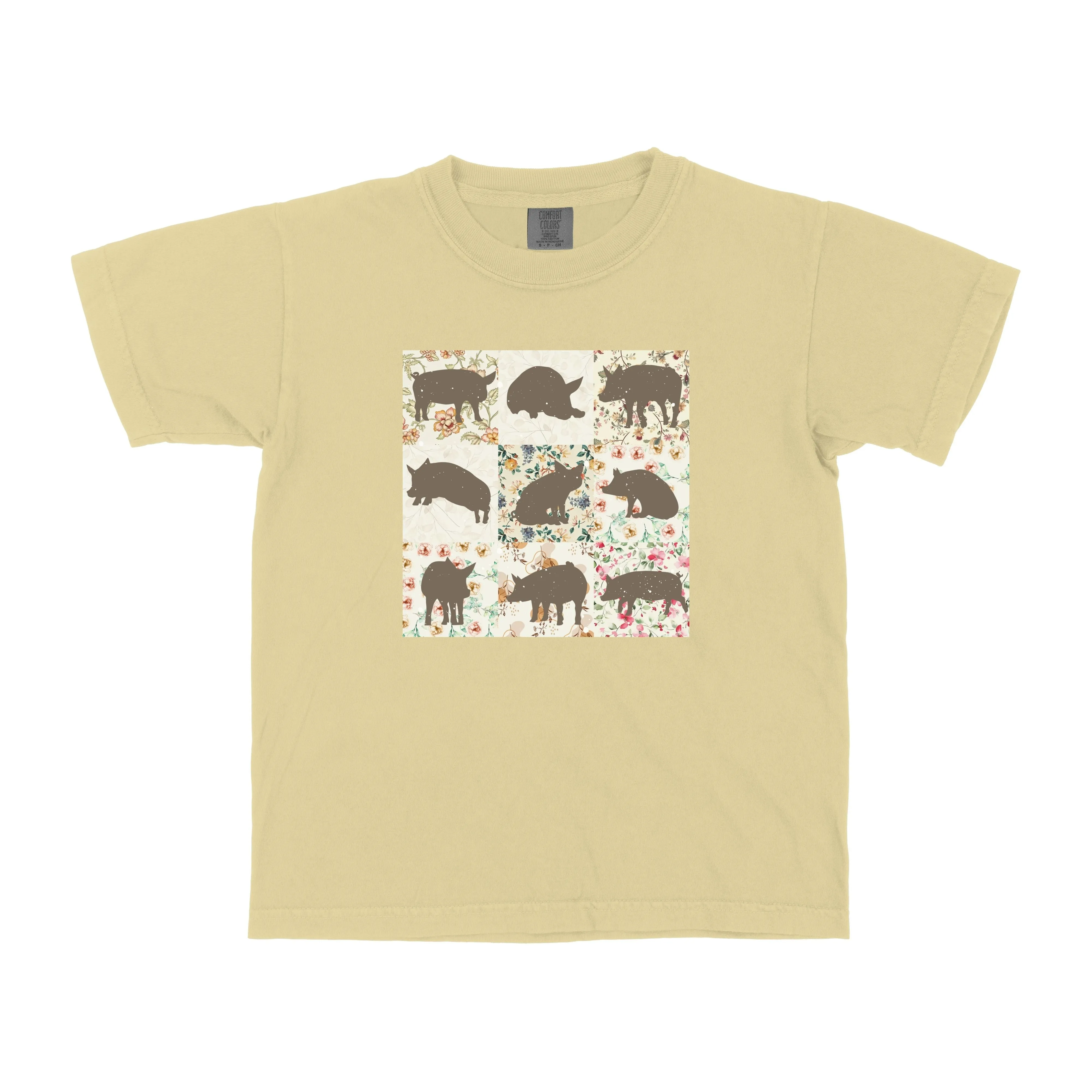 PIG PATTERN YOUTH SHIRT