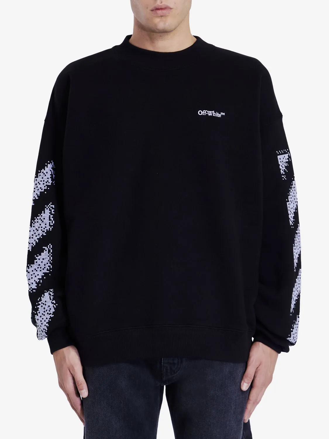 PIXEL DIAG SWEATSHIRT