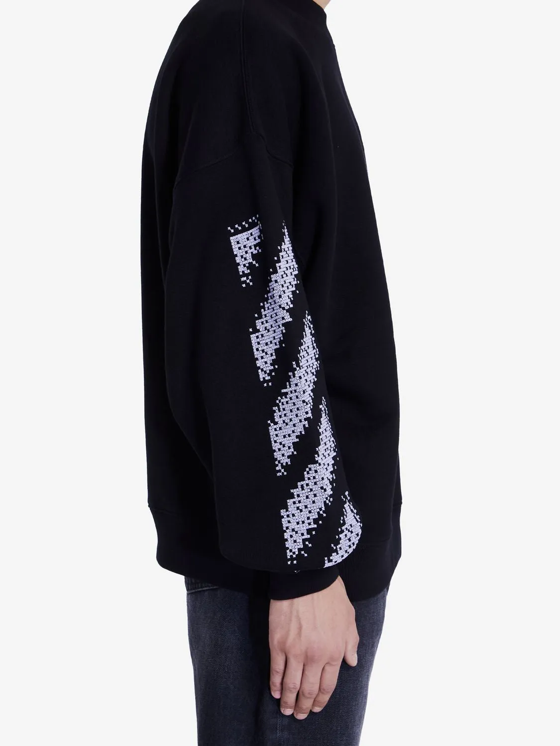 PIXEL DIAG SWEATSHIRT