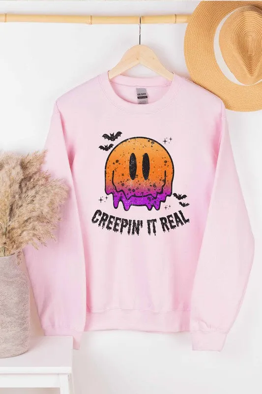 Plus Size Creepin' It Real Sweatshirt