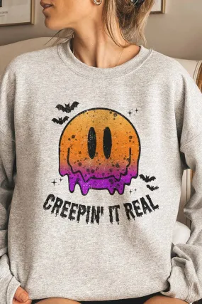 Plus Size Creepin' It Real Sweatshirt