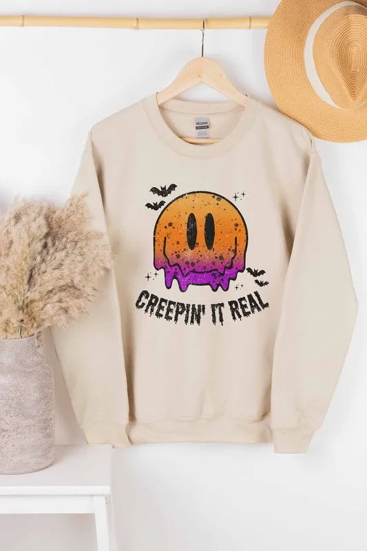 Plus Size Creepin' It Real Sweatshirt