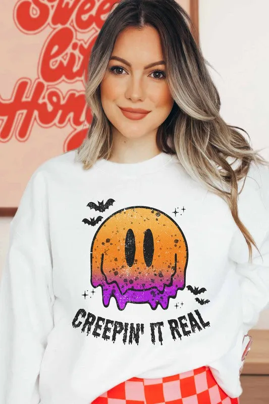 Plus Size Creepin' It Real Sweatshirt