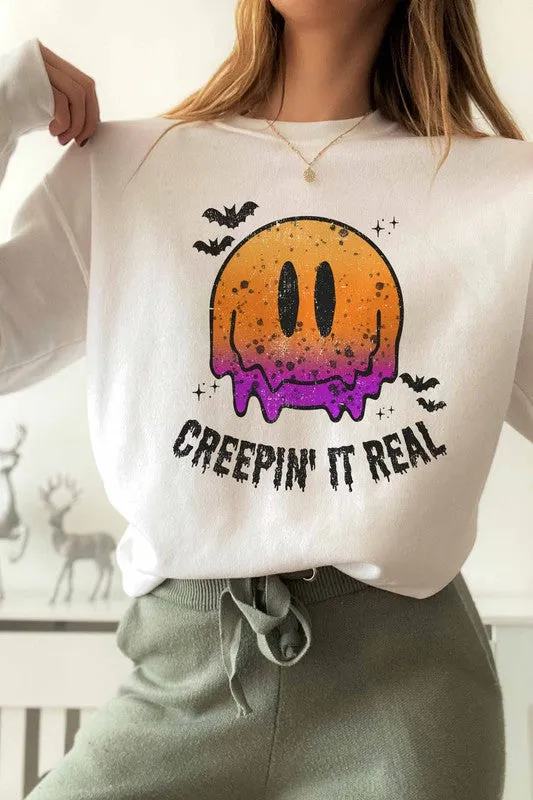 Plus Size Creepin' It Real Sweatshirt