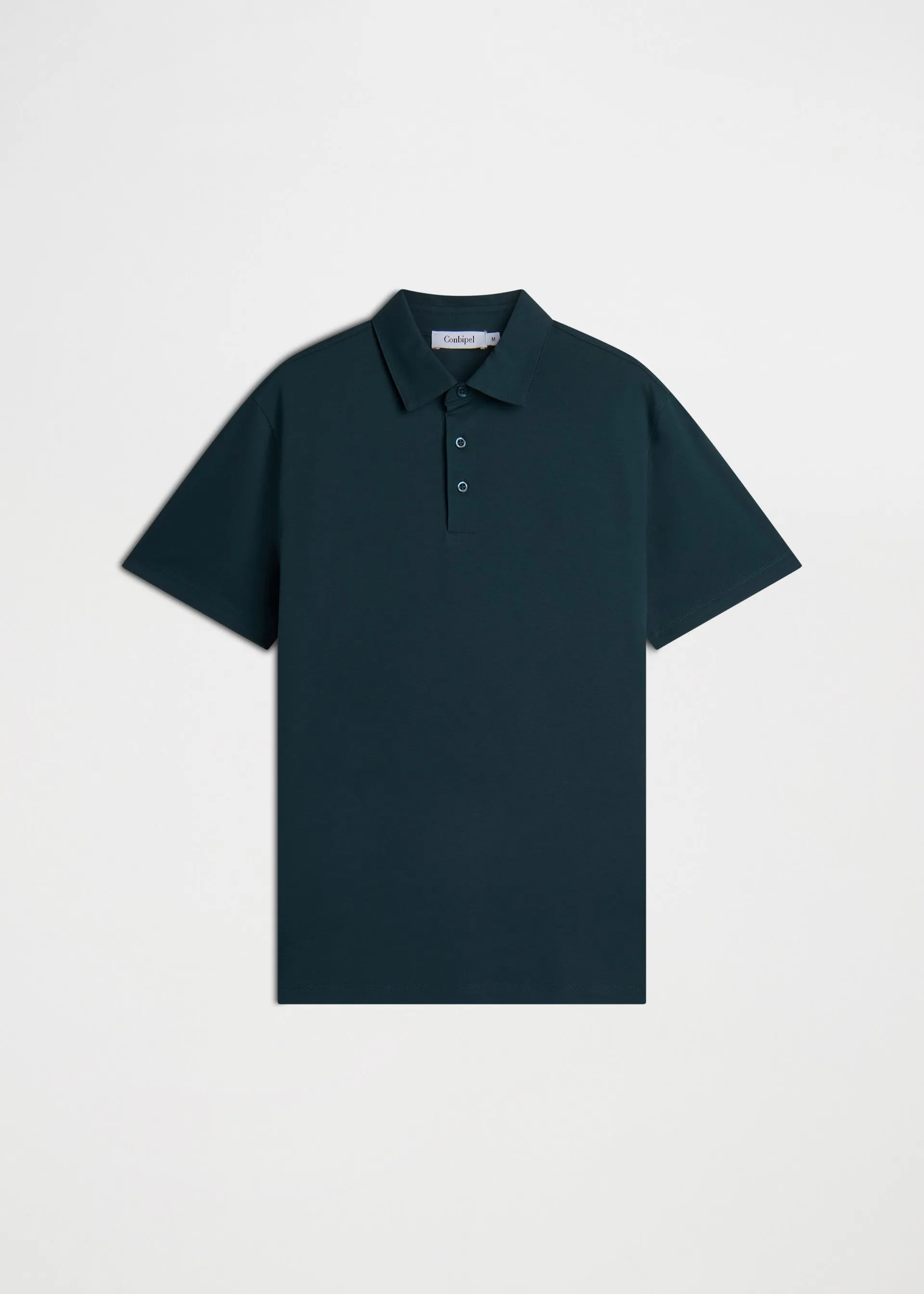 Polo shirt with button-down collar