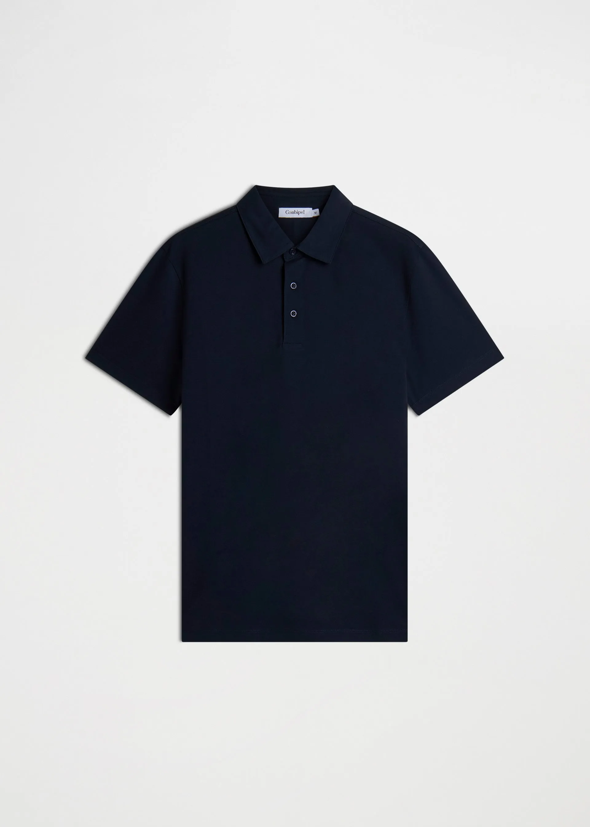 Polo shirt with button-down collar