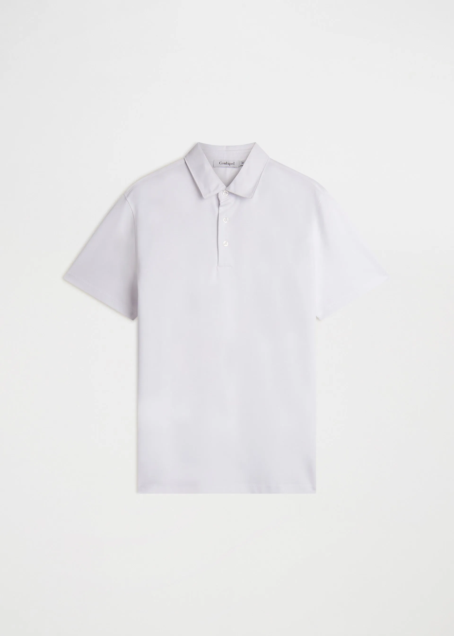 Polo shirt with button-down collar