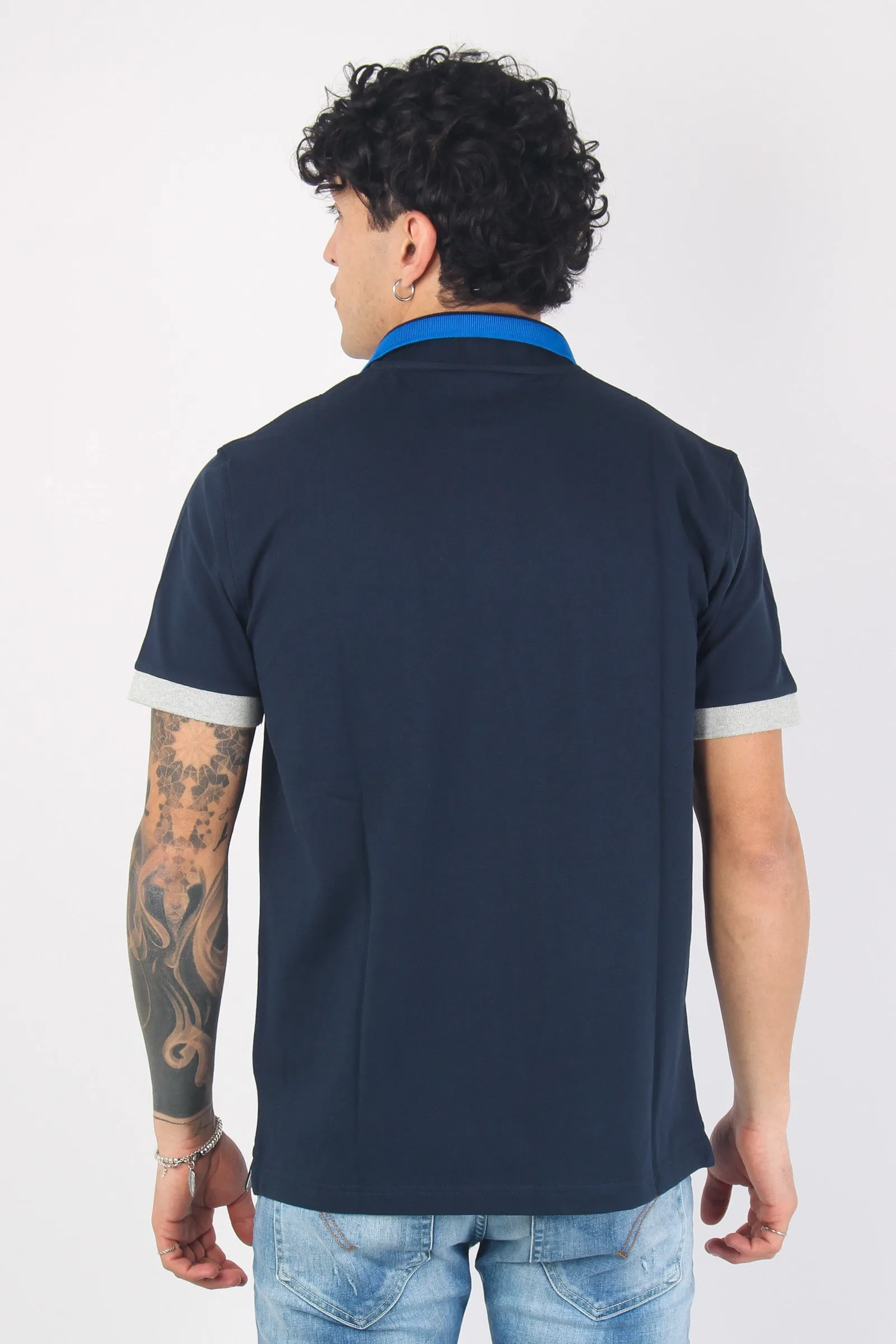 Navy Blue High Profile Polo