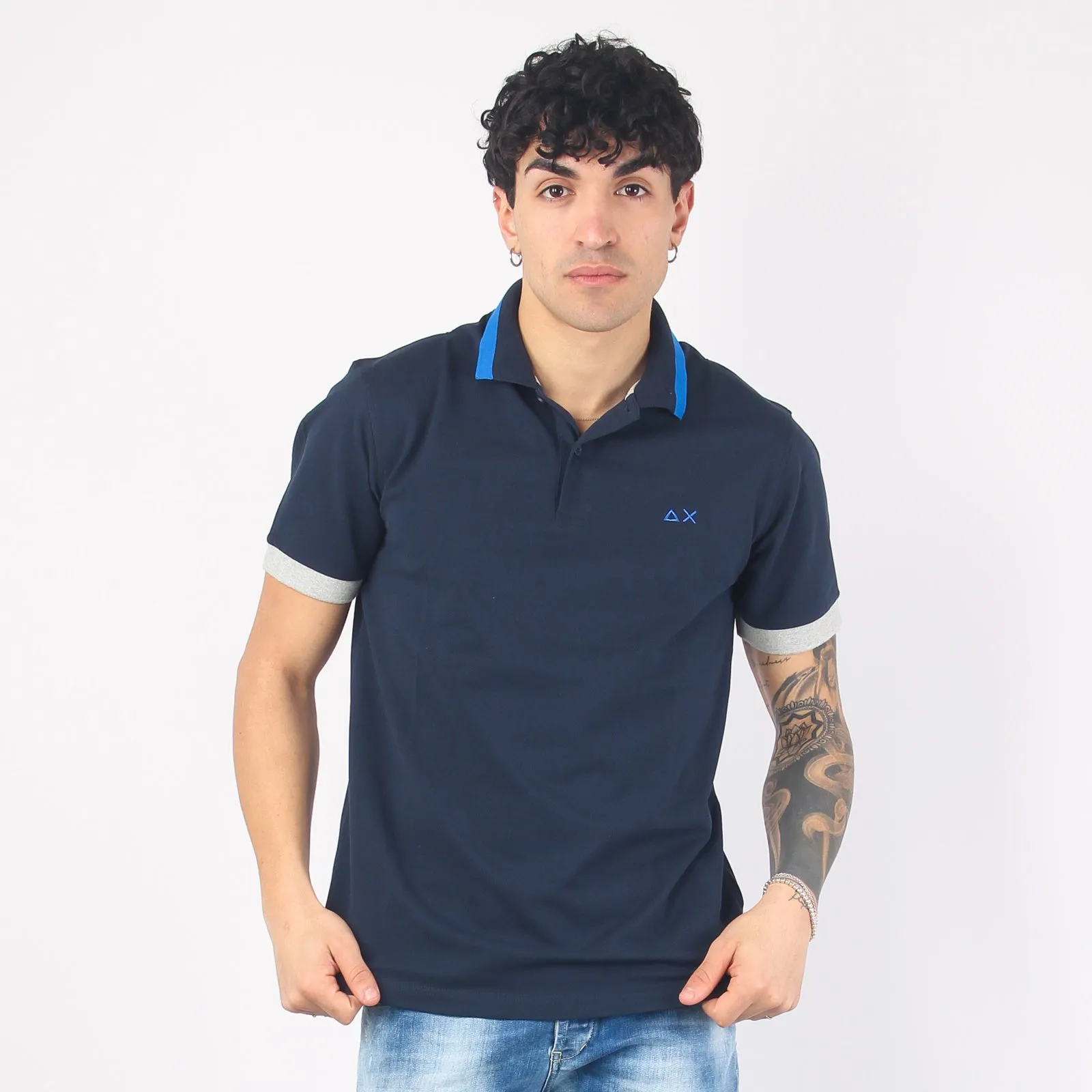 Navy Blue High Profile Polo