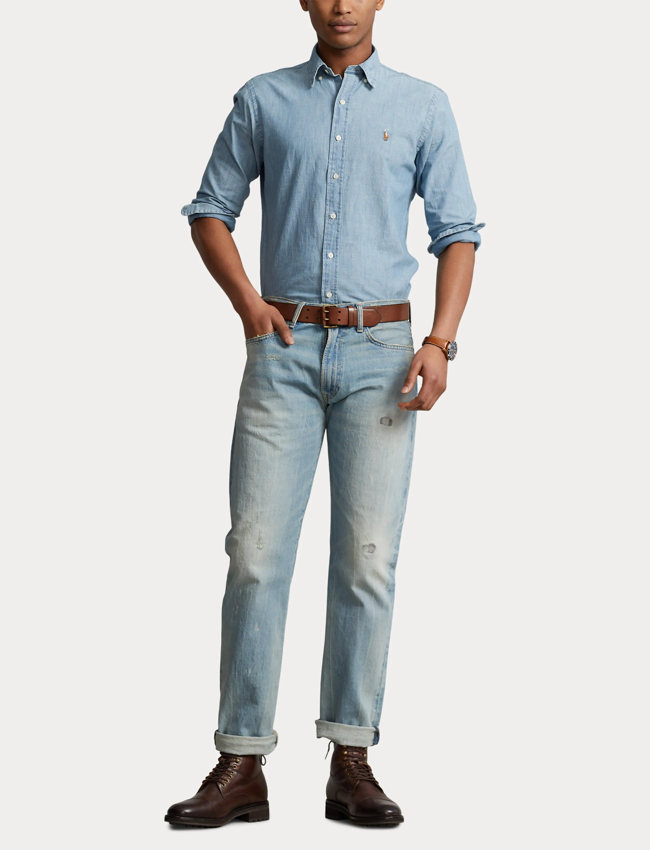 Polo Ralph Lauren Custom Fit Chambray Shirt