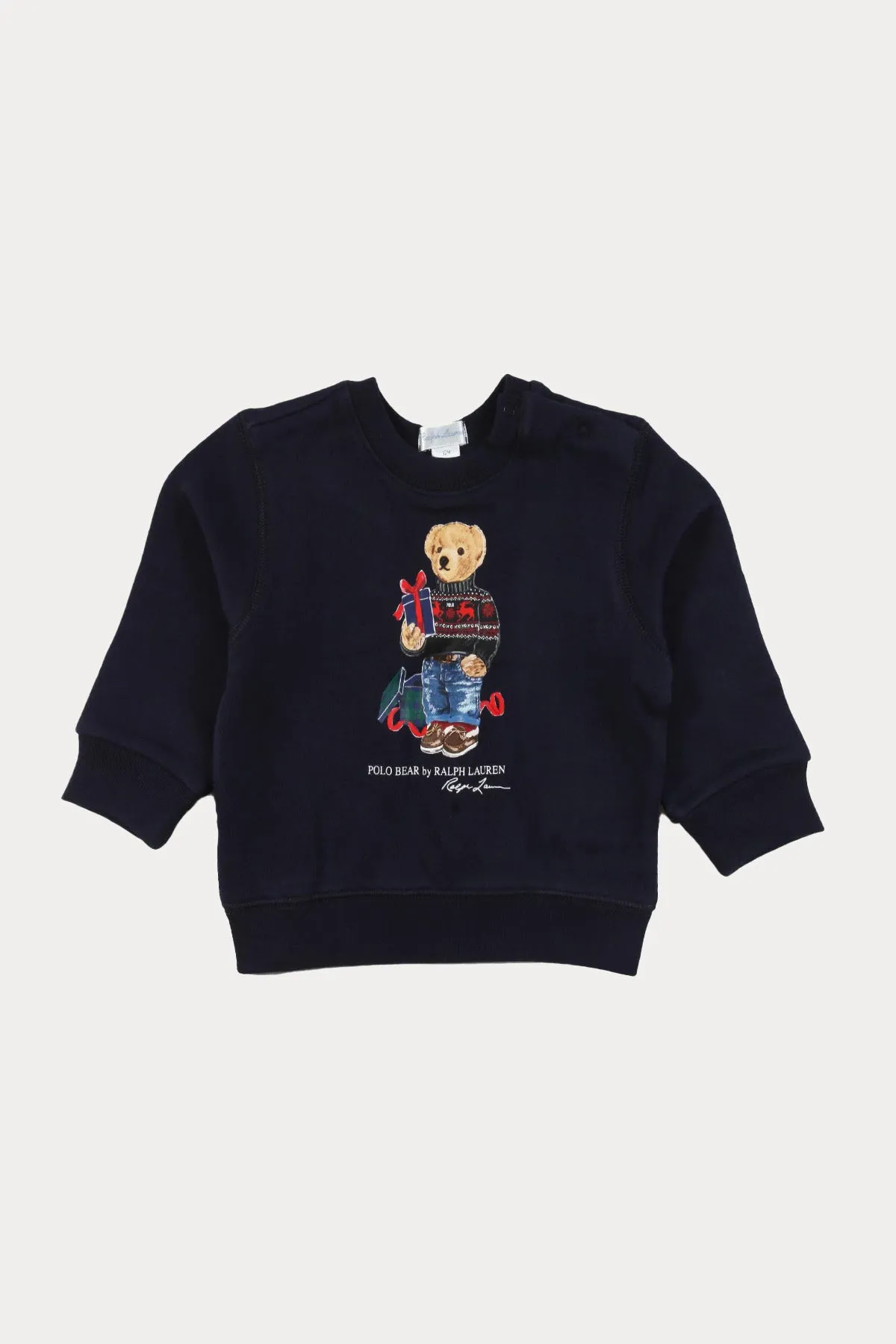 Polo Ralph Lauren Kids 12 Aylk Unisex Bebek Polo Bear Sweatshirt