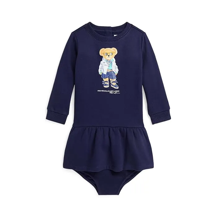 Polo Ralph Lauren Kids Polo Bear Fleece Dress (Infant)