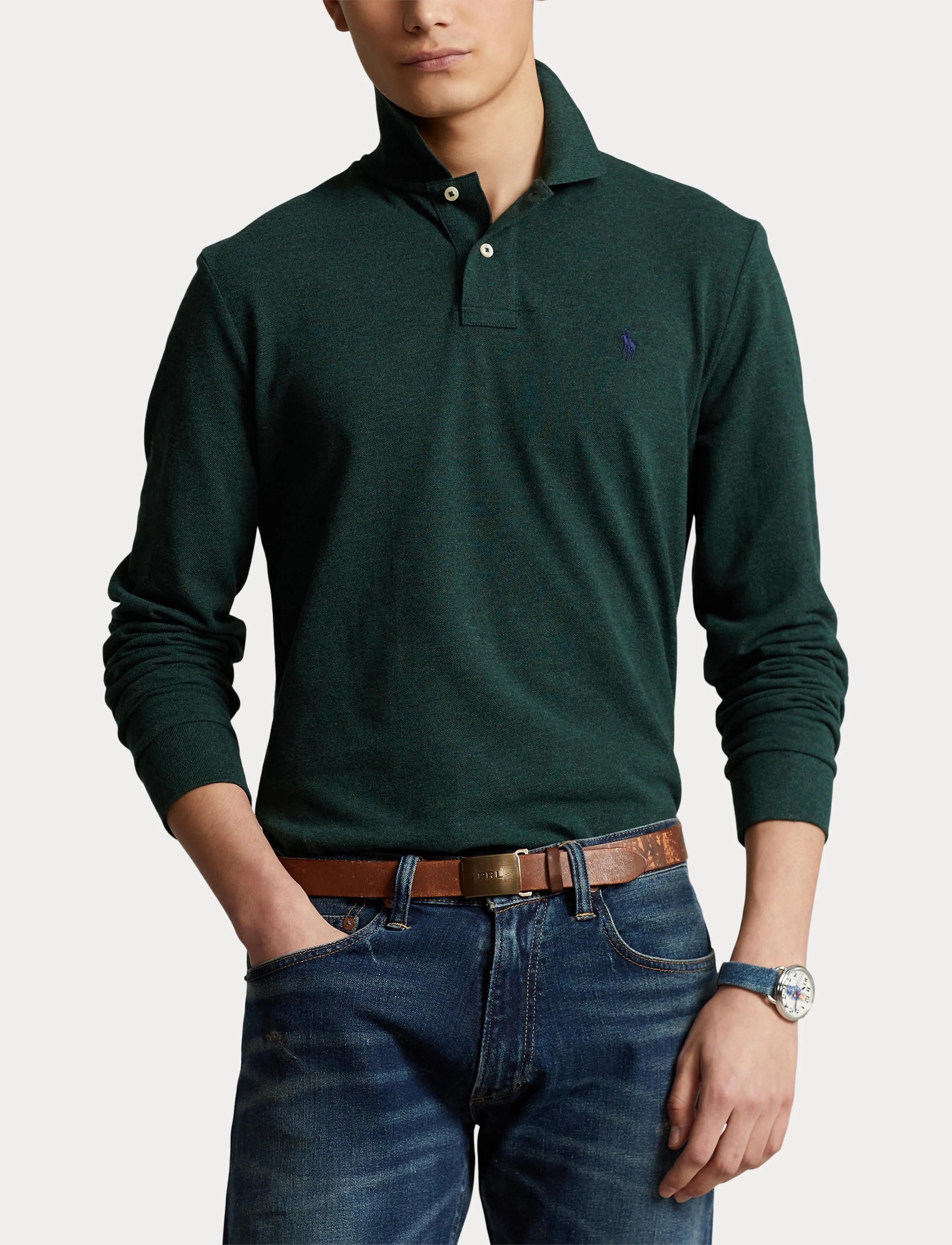 Polo Ralph Lauren Mesh Polo Scotch Pine