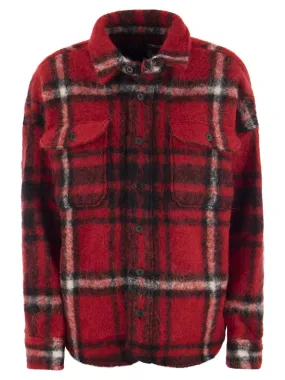 Polo Ralph Lauren    Polo Ralph Lauren Oversized Wool Blend Plaid Shirt