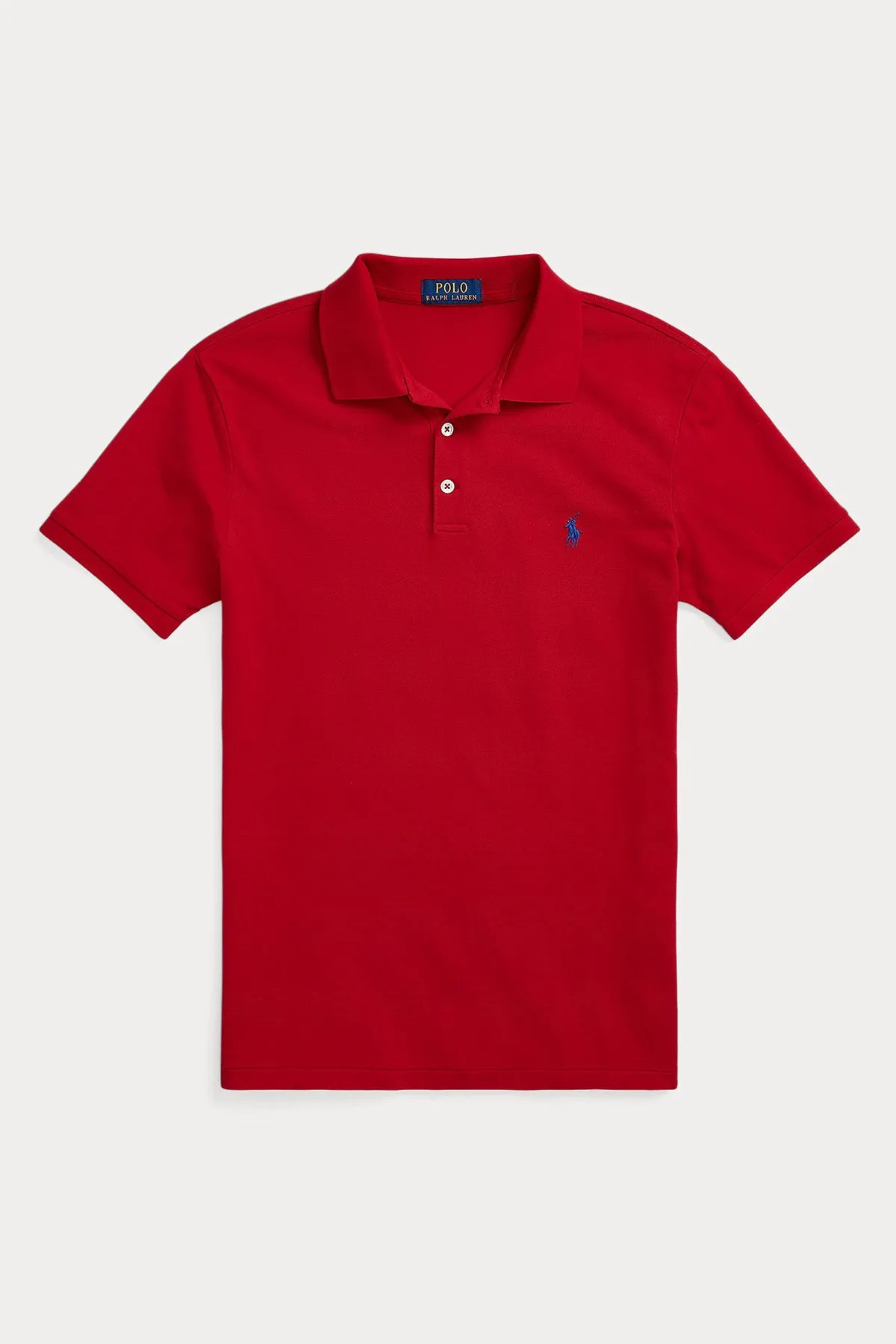 Polo Ralph Lauren Slim Fit Stretch Mesh Polo Yaka T-shirt