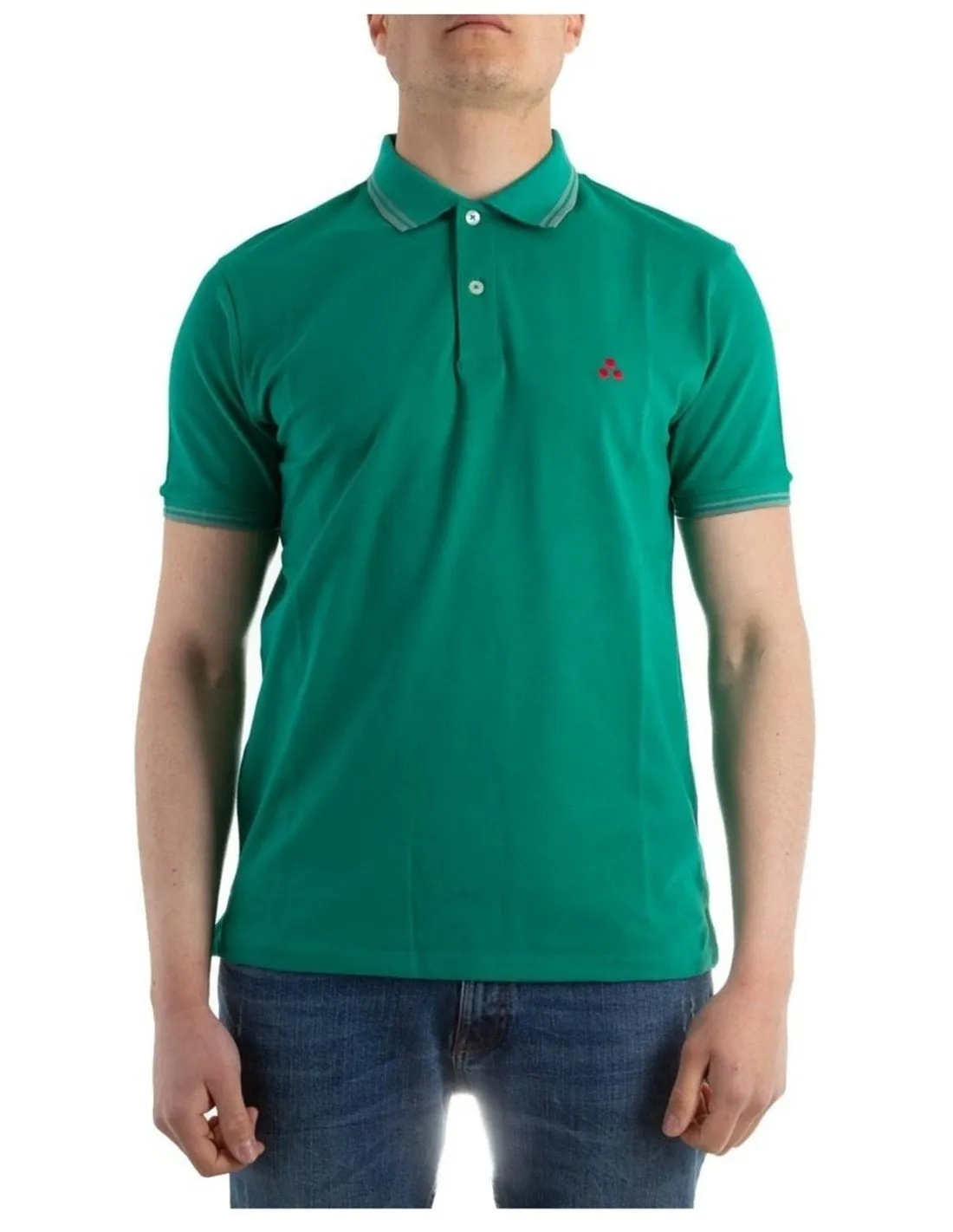 Polo shirt for men - Peuterey Medinilla Str 04 PEU3522 green PE22.