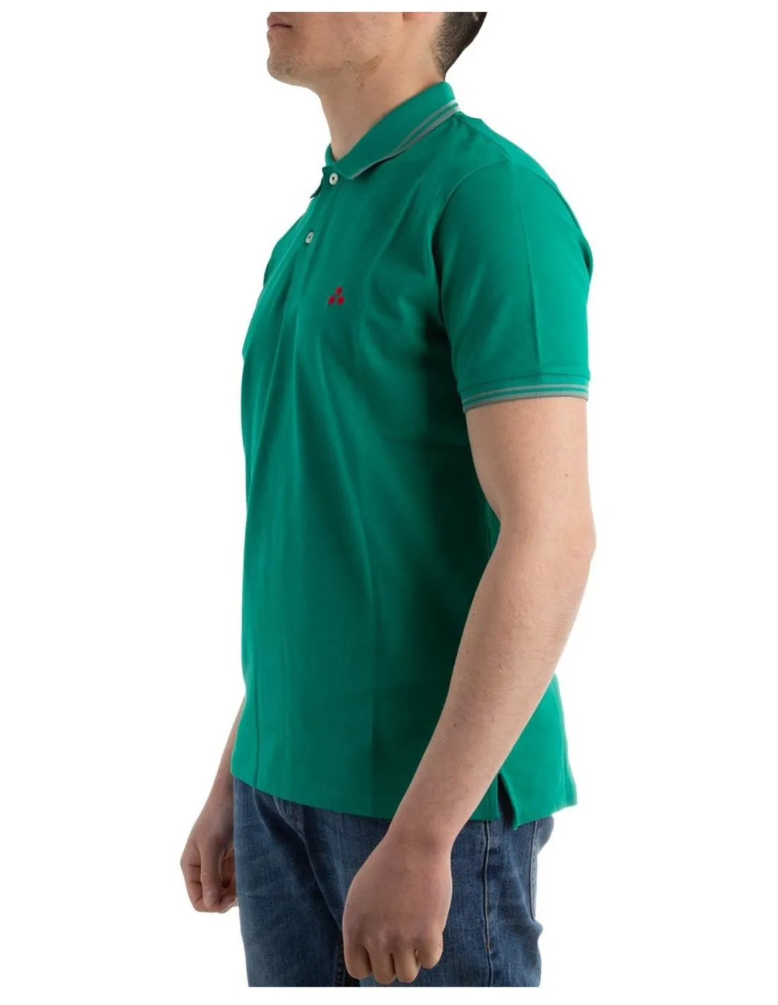 Polo shirt for men - Peuterey Medinilla Str 04 PEU3522 green PE22.