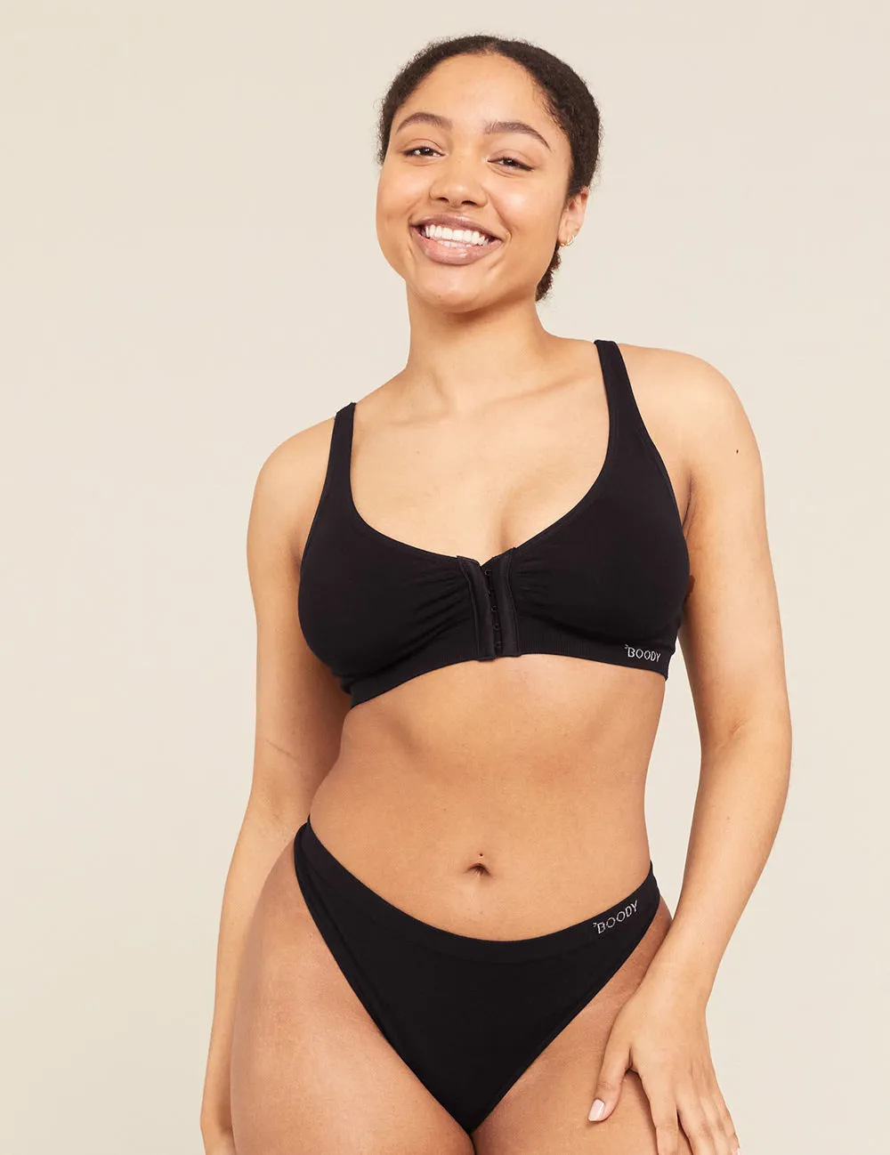 Post Surgery Bra - Black