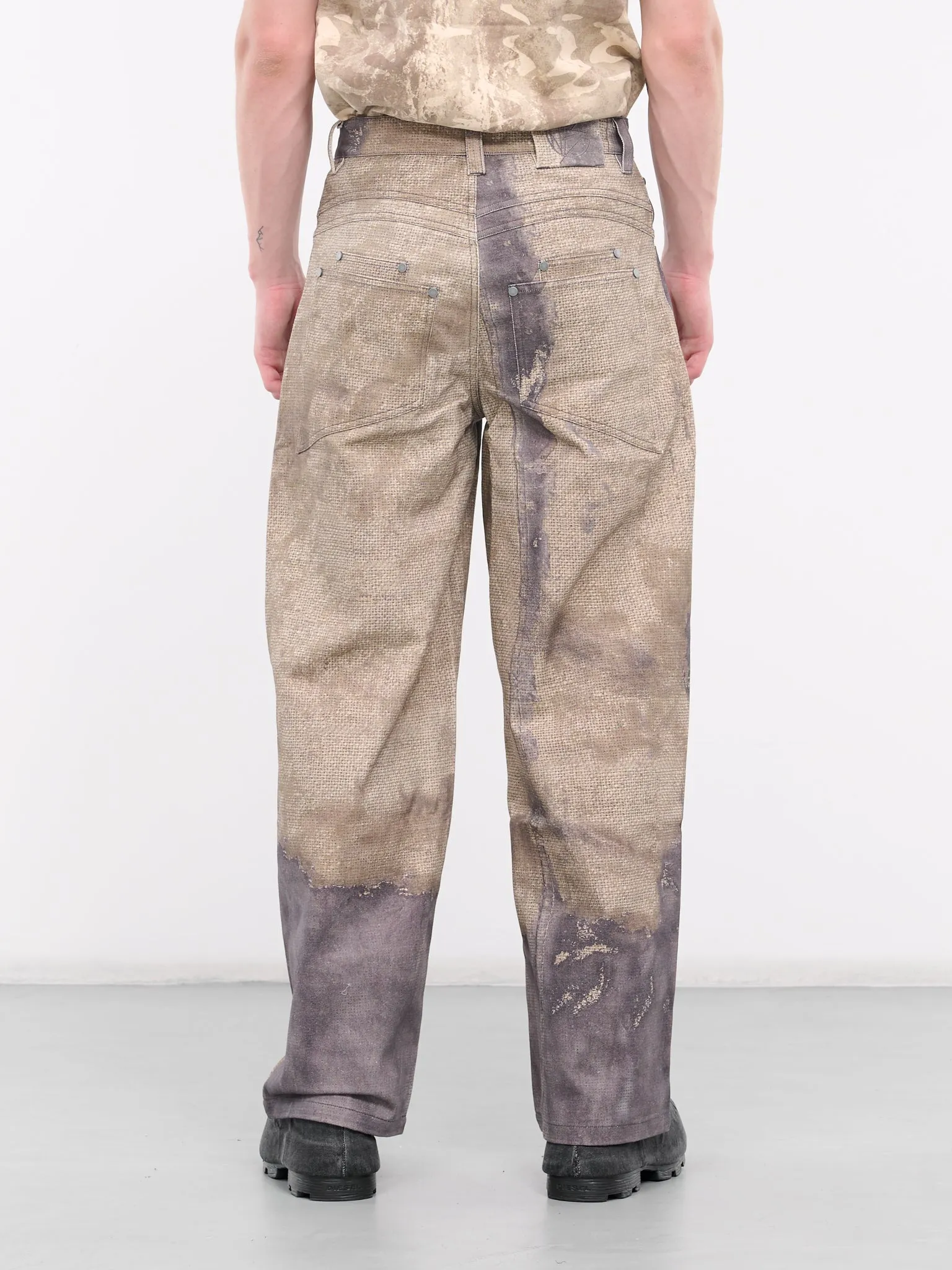 Printed Used Denim Trousers (PRINTED-USED-DENIM-GREY)