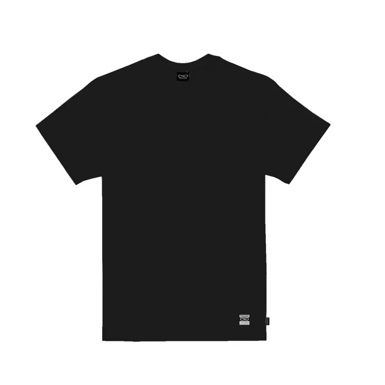 Propaganda  LABEL TEAR  PRTS831-01 Logo T-Shirt in Cotone Nero