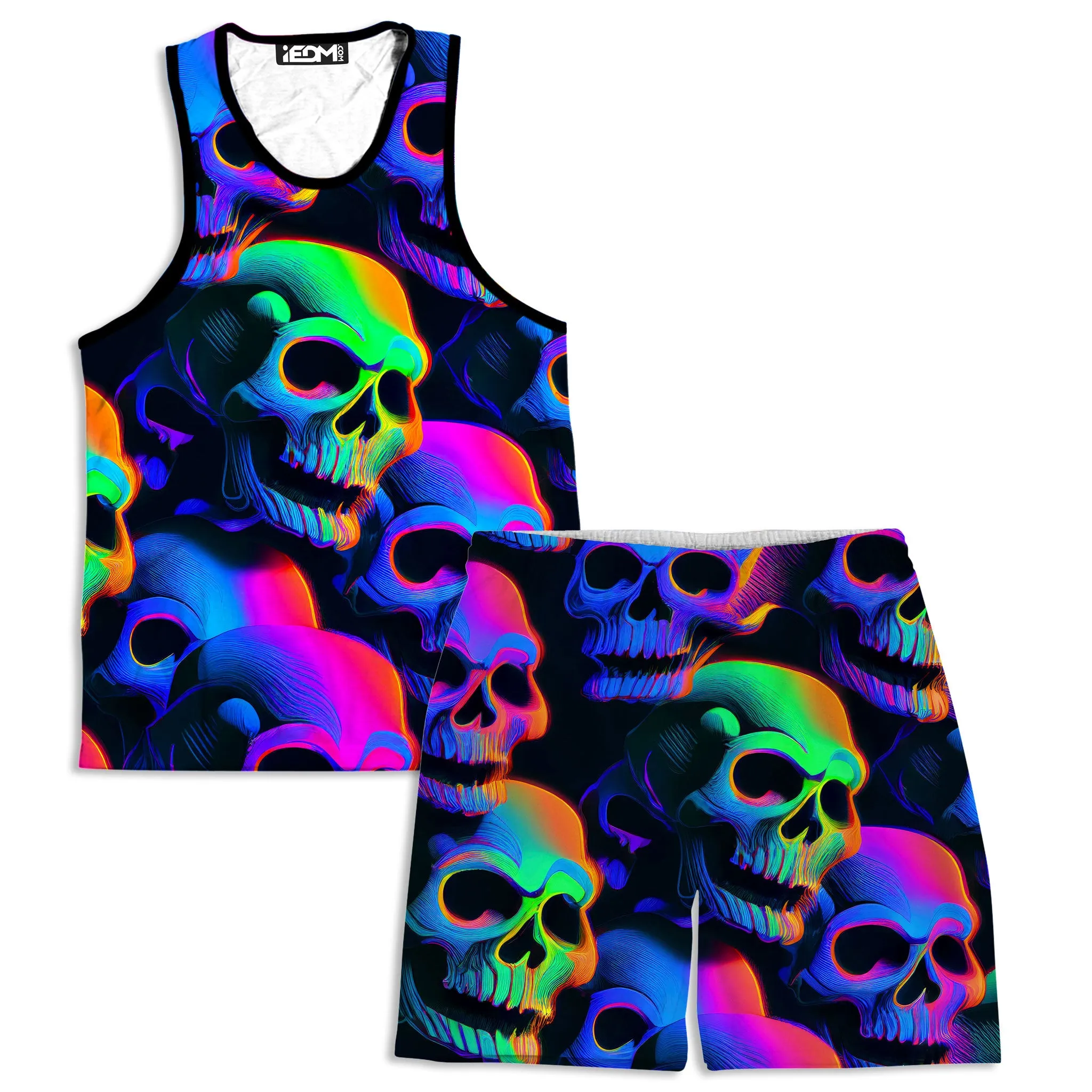 Psychedelic Nightmare Men's Tank and Shorts Combo