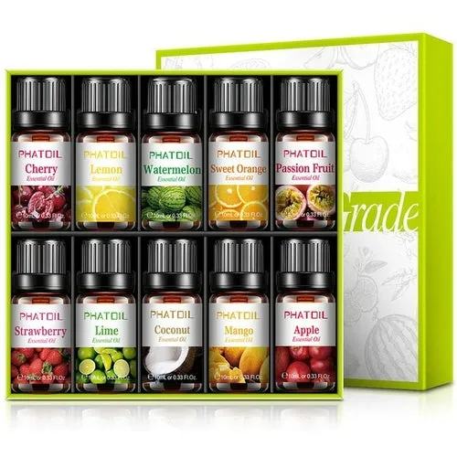 Pure Essential Oils 15pcs Gift Set Natural Plant Aroma Essential Oil