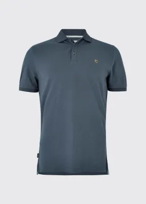 Quinlan 4-way Stretch Polo- Steel