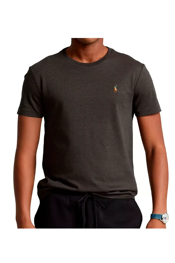 Ralph Lauren Charcoal Soft-Touch Tee