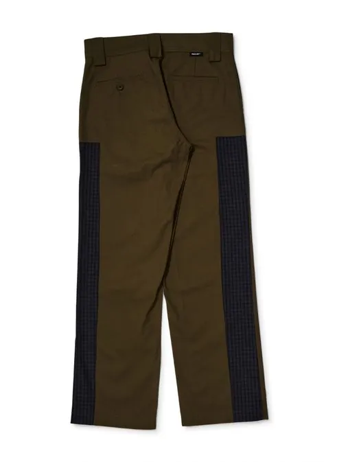 RASSVET MEN'S JEANS // KHAKI/NAVY CHECKS