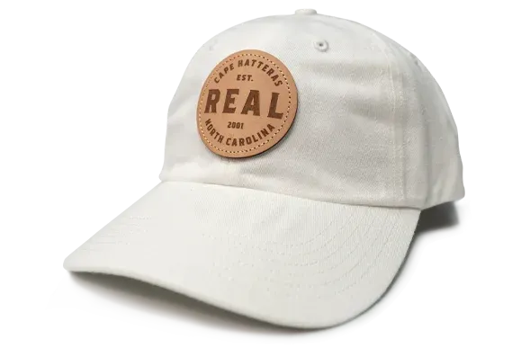 REAL Circle Patch Hat-White