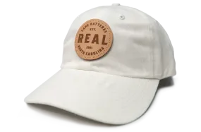 REAL Circle Patch Hat-White