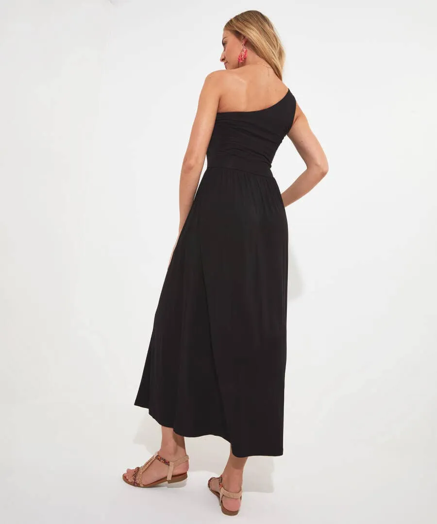 Remarkable One Shoulder Jersey Dress