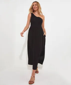 Remarkable One Shoulder Jersey Dress