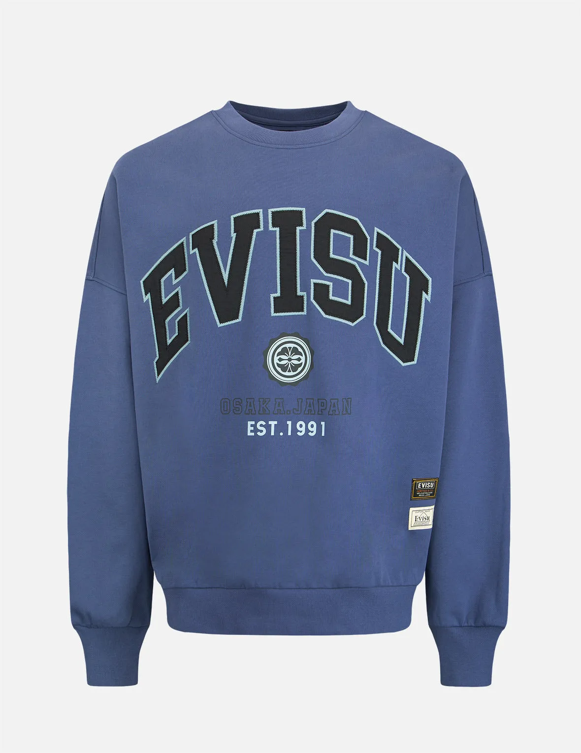 Retro Logo Print Oversized Sweatshirt