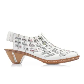 Rieker Women's White/Ice Sina 46778-80