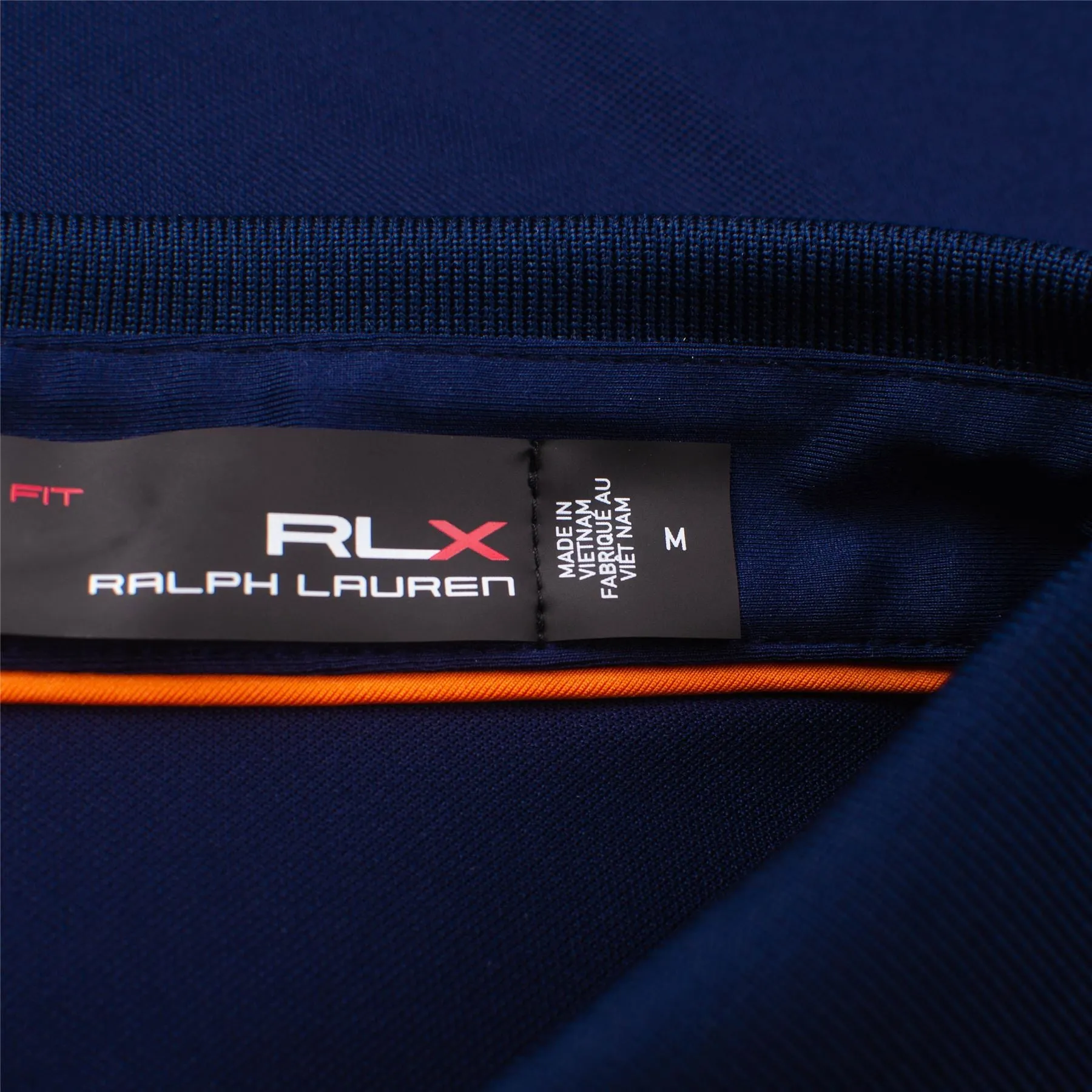 RLX French Navy/Lifeboat Orange Polo Shirt - SS23