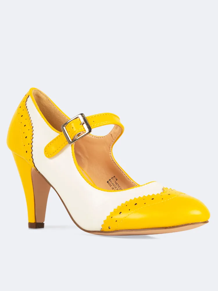 Oxford Heel with Rounded Toe