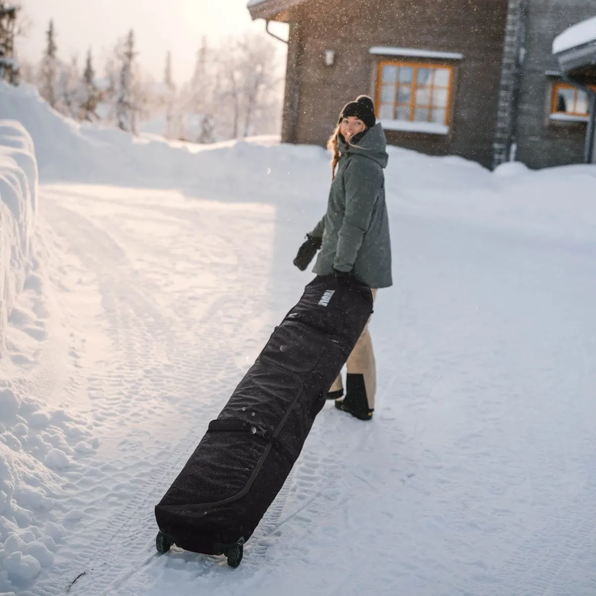 Roundtrip Snowboard Rolling Bag 165cm