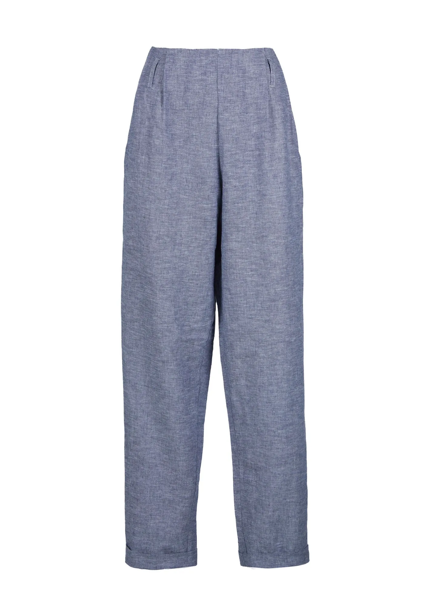 Sacs of Ashbourne   Palava Wilma Blue Marl Trousers