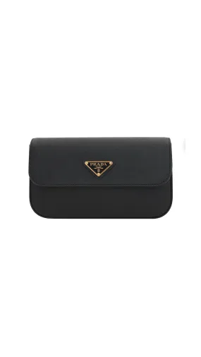 Saffiano Leather Mini-bag - Black