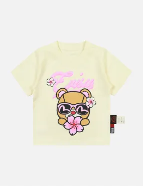 Sakura Bear Graphic Print Regular Fit T-shirt