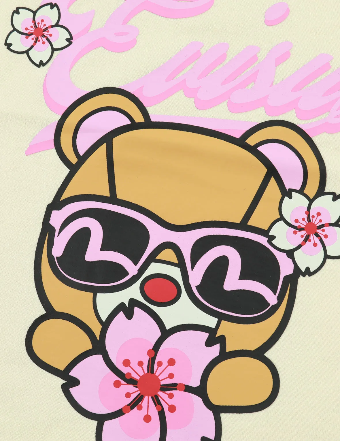 Sakura Bear Graphic Print Regular Fit T-shirt