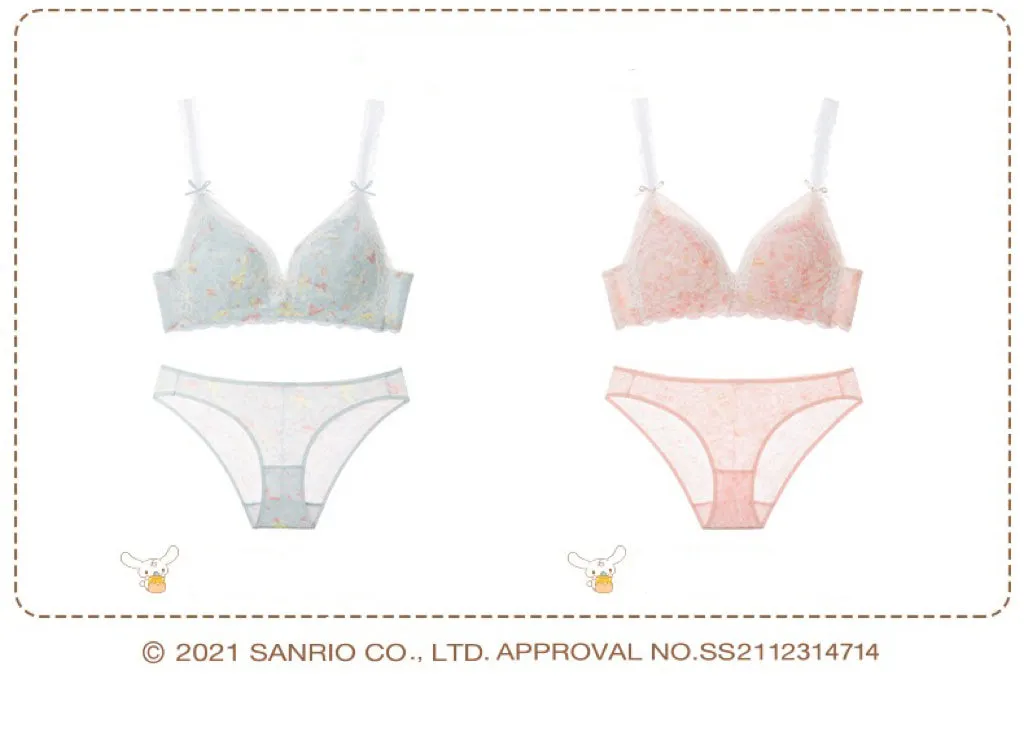 Sanrio Baby Lace Bra and Underwear Set